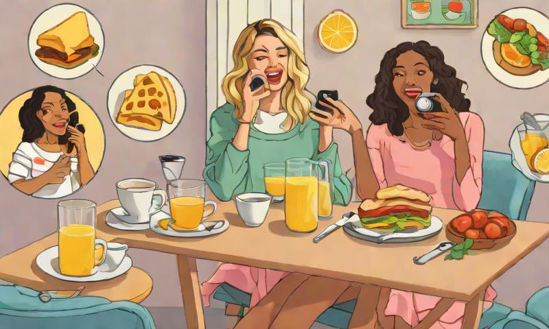 Influencer's 'Candid' Breakfast Photo Took 47 Takes, 3 Outfit Changes, And A Ring Light
