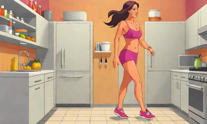 Woman's 'Hot Girl Walk' Is Just Her Walking To The Kitchen And Back, Counting It As A Workout