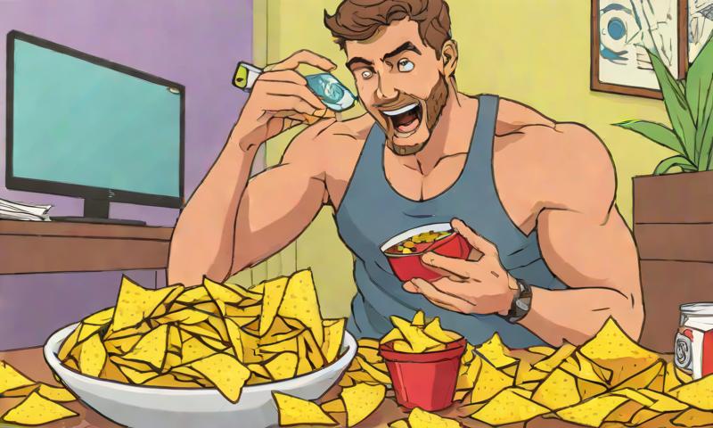 Guy's 'Quick Workout' Turns Into 3 Hours Of Watching Workout Videos While Eating Chips