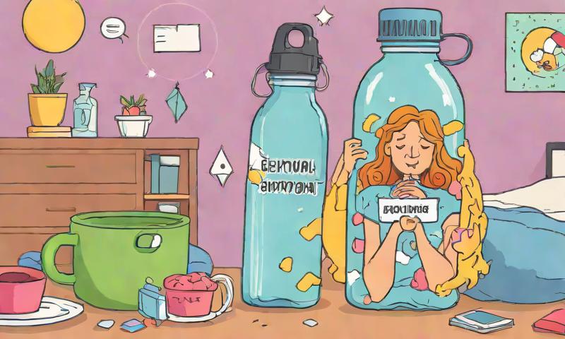 Woman's 'Emotional Support Water Bottle' Has A Name, A Bedtime, And A Social Media Following