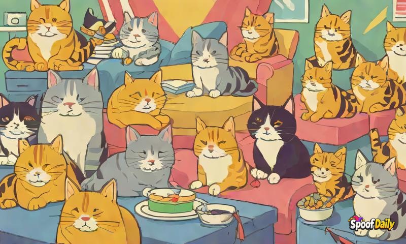 Cats Declare Independence From Humans, Demand 18-Hour Workday of Napping