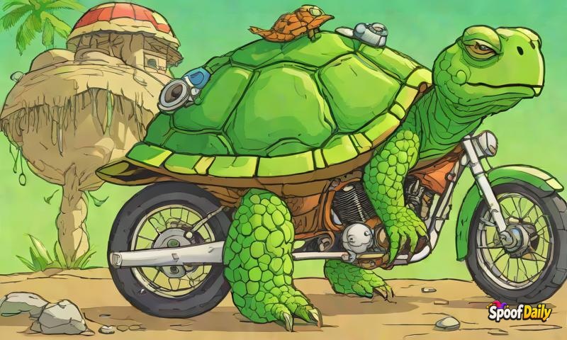 World's Oldest Turtle Celebrates 187th Birthday by Stealing a Motorcycle