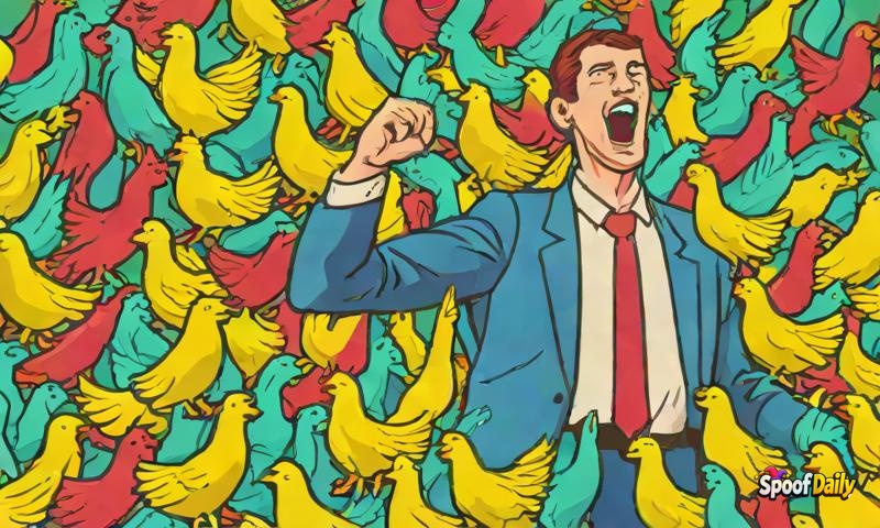 Man Wins Lottery, Immediately Buys 10,000 Rubber Chickens