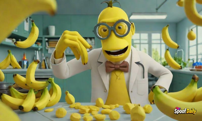 Professor Fizzy Fizzlepop Proves Bananas Are Plotting a Slippery World Takeover