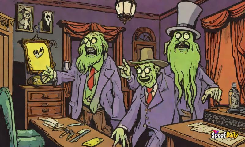 Baron Booo McShivers Demands Union Rights for All Haunted House Ghosts
