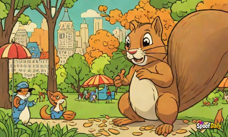 Nutty McSquirrelface Declares Central Park a Sovereign Acorn Republic