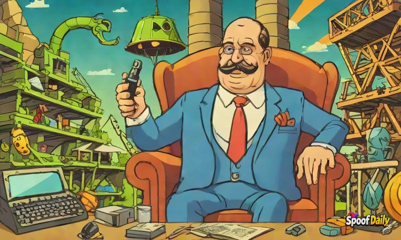 Bazillionaire Bling McBunker Builds Doomsday Palace With Rollercoaster