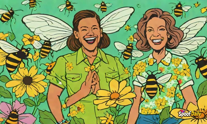 Buzzella McPollen Holds Bee Summit Against Tacky Flower Shirts