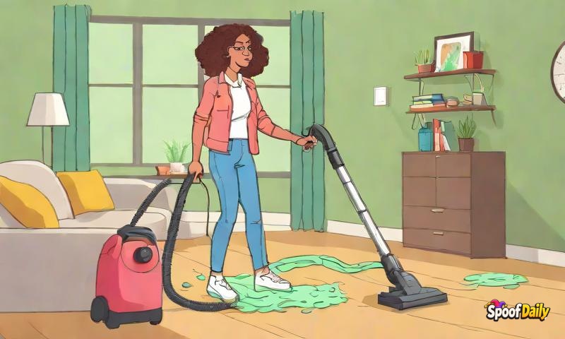 Woman's 'I'm Fine' Was Accompanied By Aggressive Vacuuming, He Now Knows The Signs