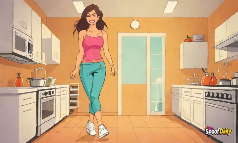 Woman's 'Hot Girl Walk' Is Just Her Walking To The Kitchen And Back, Counting It As A Workout