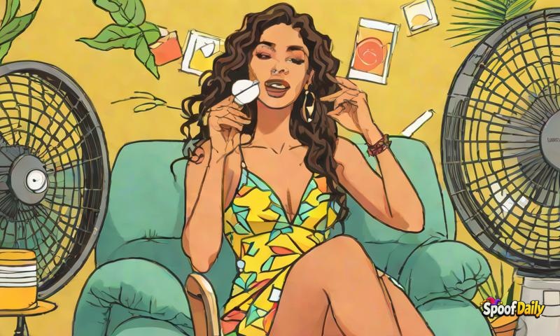 Woman's 'Hot Girl Summer' Is Just Her Sitting In Front Of A Fan, Calling It 'Self-Care'