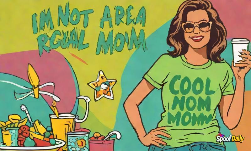 Woman's 'I'm Not A Regular Mom, I'm A Cool Mom' T-Shirt Is The Least Cool Thing She Owns