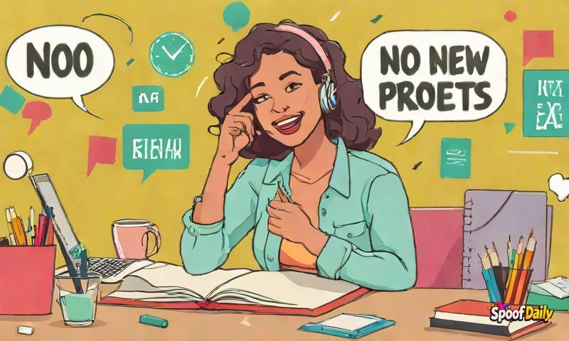 Woman's 'No New Projects' Resolution Broken After 47 Minutes, She's Now Learning 3 Languages