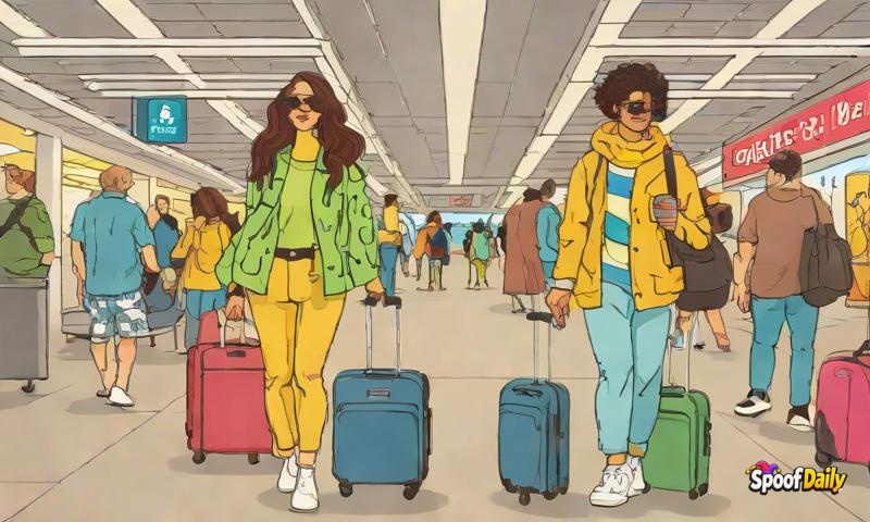 Influencer's 'Candid' Airport Photo Took 47 Takes, Included A Full Outfit Change Mid-Terminal