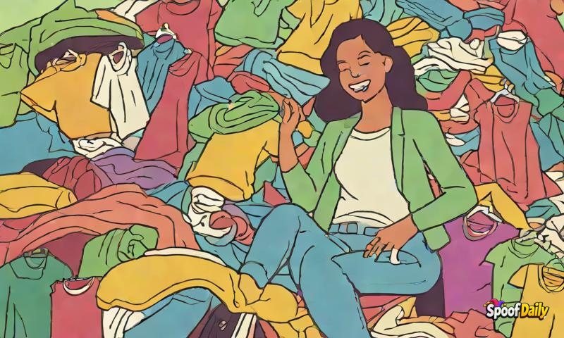 Woman's 'Clean With Me' Video Is Just Her Moving One Pile Of Clothes To Another Pile
