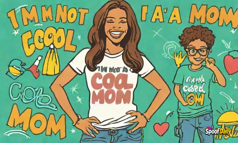 Woman's 'I'm Not A Regular Mom, I'm A Cool Mom' T-Shirt Has Made Her Kids Transfer Schools