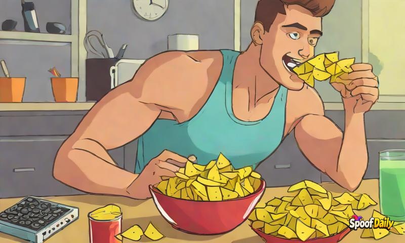 Guy's 'Quick Workout' Turns Into 3 Hours Of Watching Workout Videos While Eating Chips