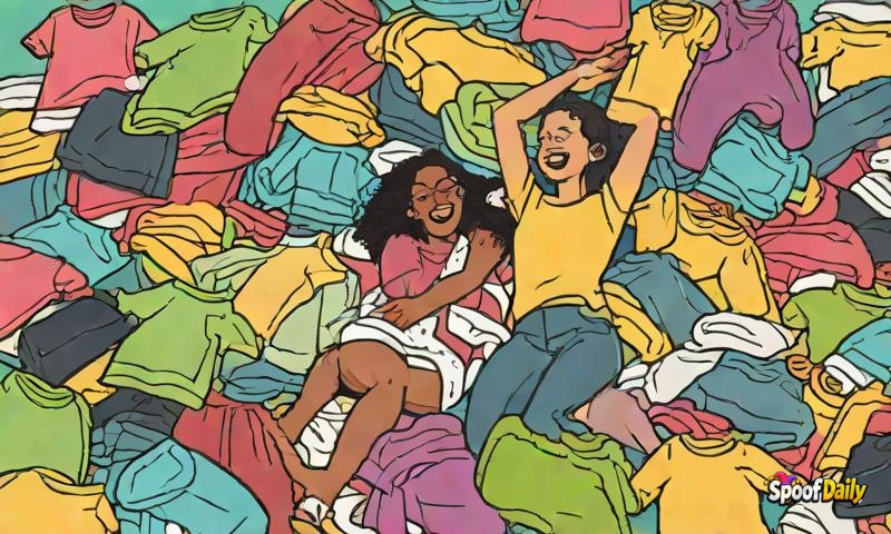 Woman's 'Clean With Me' Video Is Just Her Moving One Pile Of Clothes To Another Pile