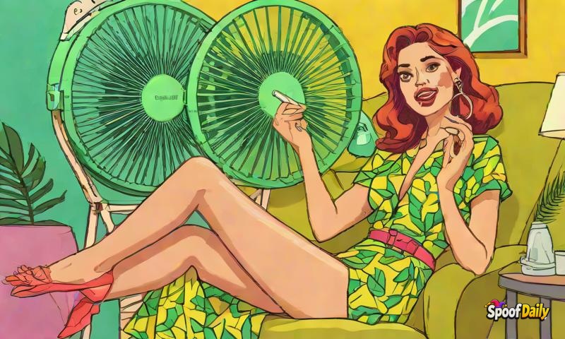 Woman's 'Hot Girl Summer' Is Just Her Sitting In Front Of A Fan, Calling It 'Self-Care'