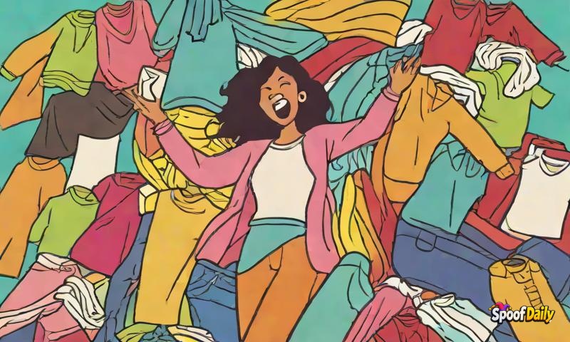Woman's 'Clean With Me' Video Is Just Her Moving One Pile Of Clothes To Another Pile