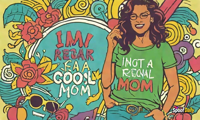 Woman's 'I'm Not A Regular Mom, I'm A Cool Mom' T-Shirt Is The Least Cool Thing She Owns