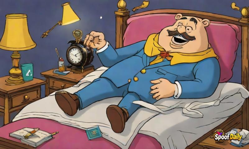 Sir Snore-a-Lot Claims His Pillow Is a Time Machine to Dreamland