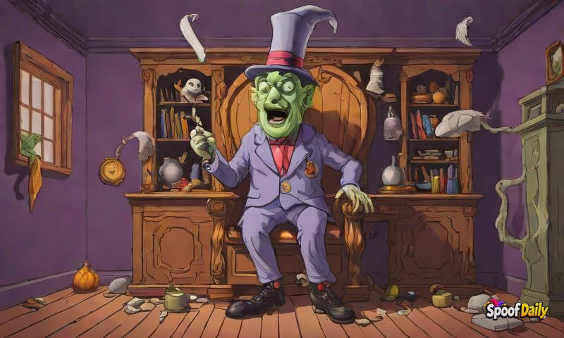 Baron Booo McShivers Demands Union Rights for All Haunted House Ghosts