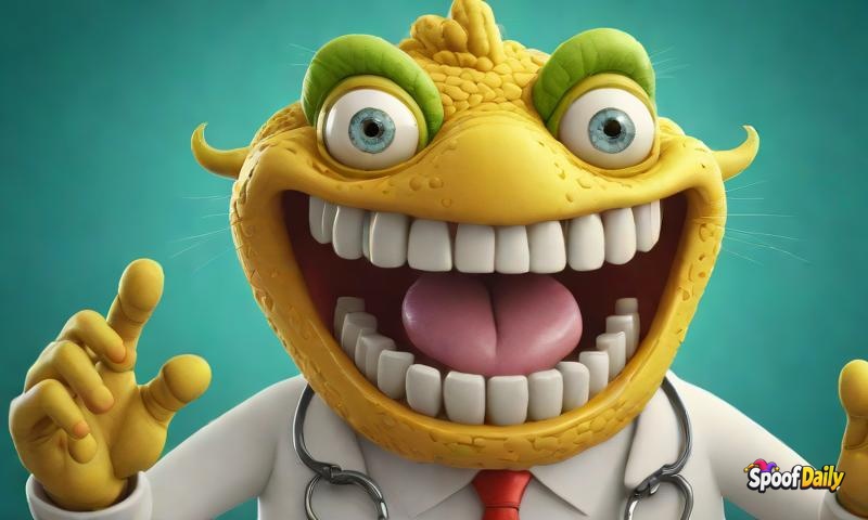 Dr. Grinny McChompers Warns Excessive Laughing Causes 'Giggle Cavities'