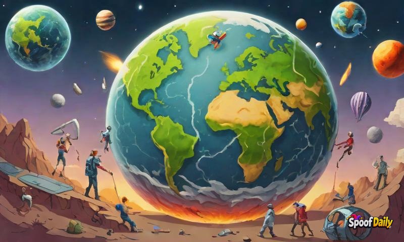 Flatty McRounderson Admits Earth Is Round on Weekends Only