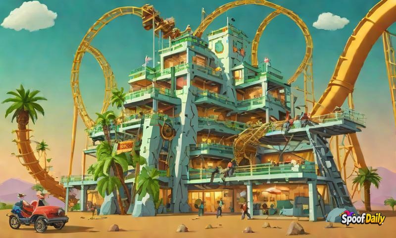 Bazillionaire Bling McBunker Builds Doomsday Palace With Rollercoaster
