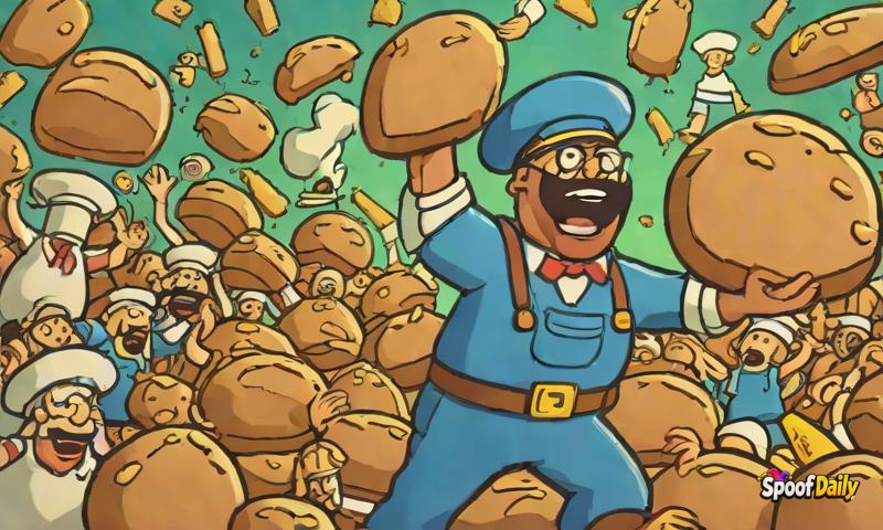 Doughy McRise leads Bread Uprising for Crust Justice