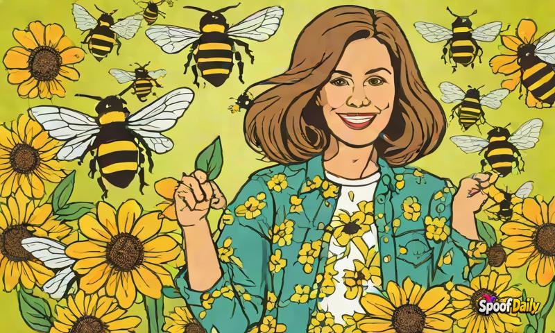 Buzzella McPollen Holds Bee Summit Against Tacky Flower Shirts
