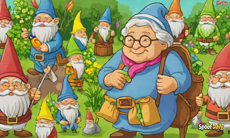 Local Grandma Wins Lottery, Immediately Buys 500 Garden Gnomes