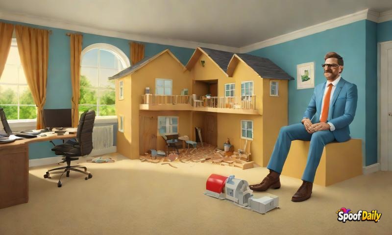 Bored Billionaire Builds Life-Size Replica of His House... Inside His House