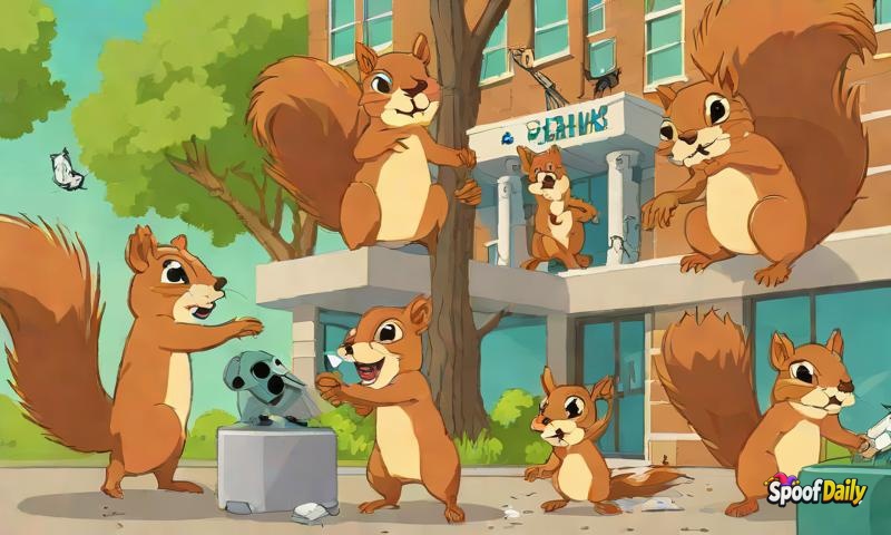 Squirrels Launch Hostile Takeover of Local Bank