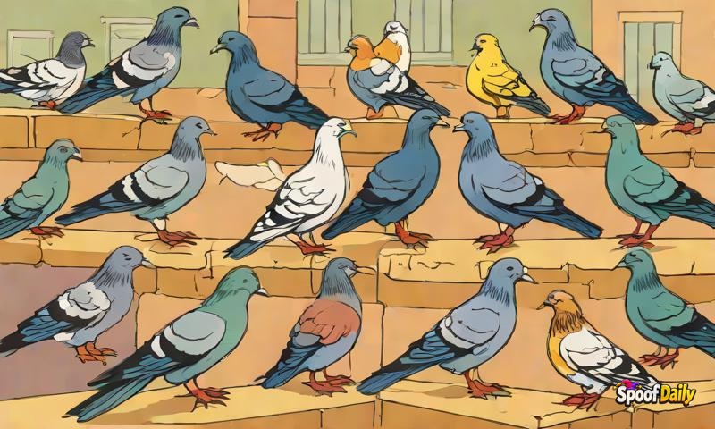 Pigeons Start Their Own Fashion Week on Building Ledges