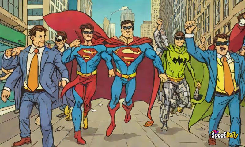 Wall Street Traders Replace Suits With Superhero Capes