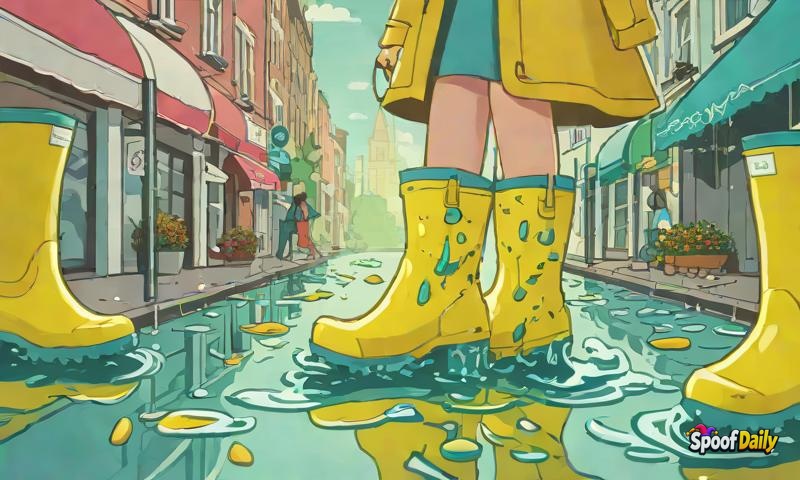 Rain Boots Launch Campaign Against Puddles