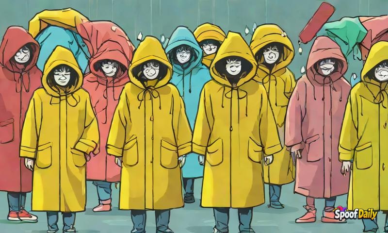 Raincoats Protest Against Being Used Only on Rainy Days
