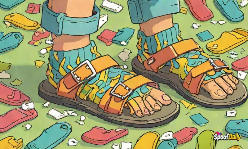 Sandals Declare War on Socks