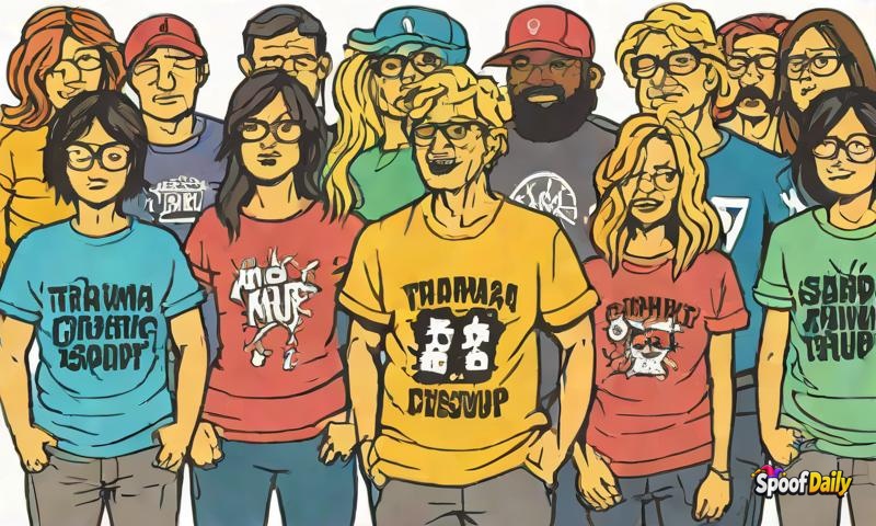 T-Shirts Form Support Group for Graphic Design Trauma