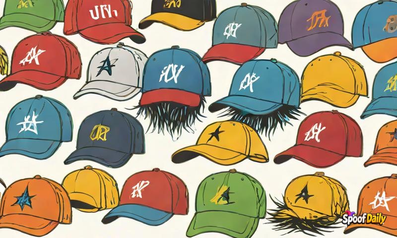 Baseball Caps Form Union Against Bad Hair Days