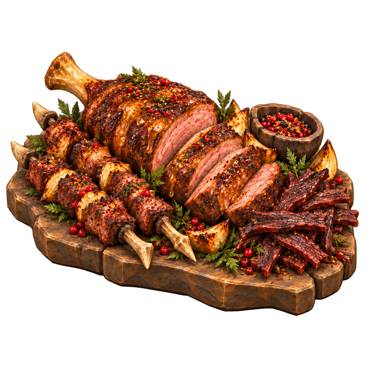 Wolf King's Carving Board