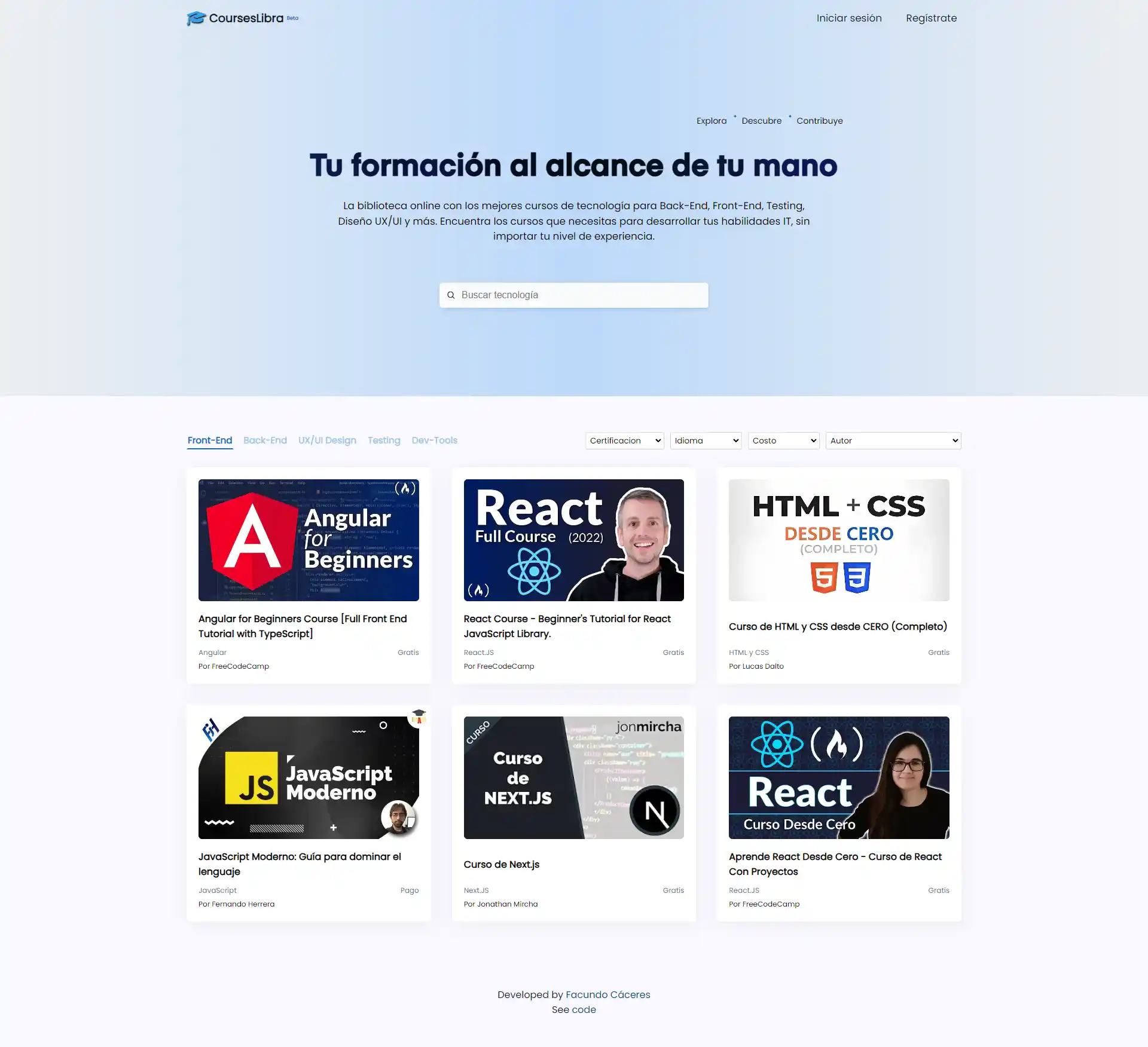 GitHub - facudam/fullstack-courses-app: This is a full-stack courses ...