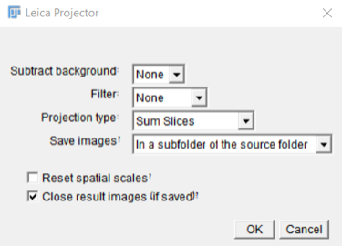 Leica LIF Processor Screenshot