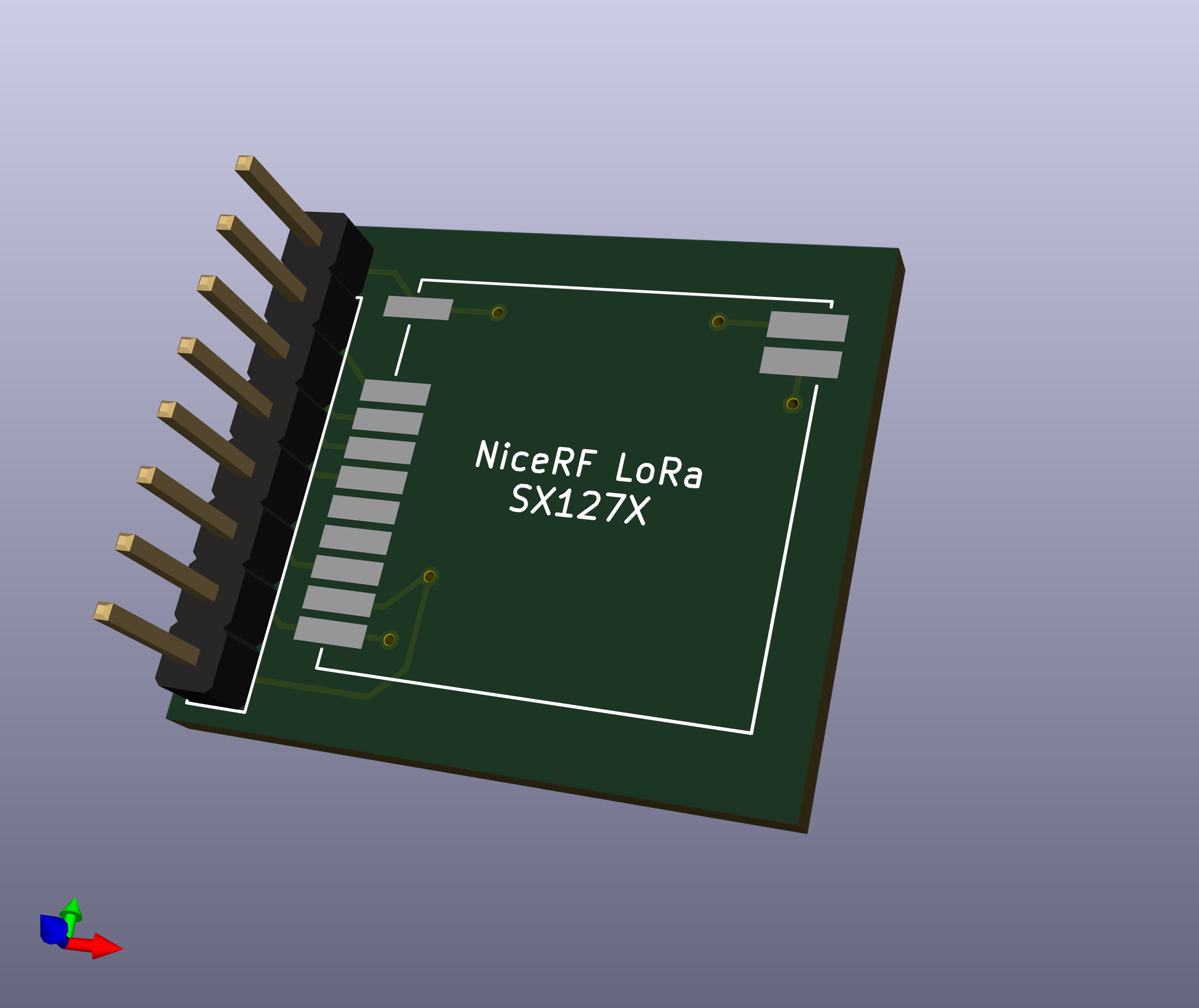 Nicerf lora, from the project README