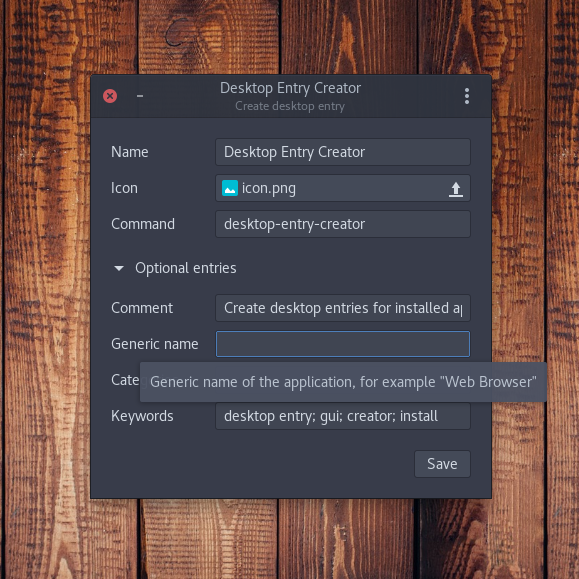 desktop-entry-creator