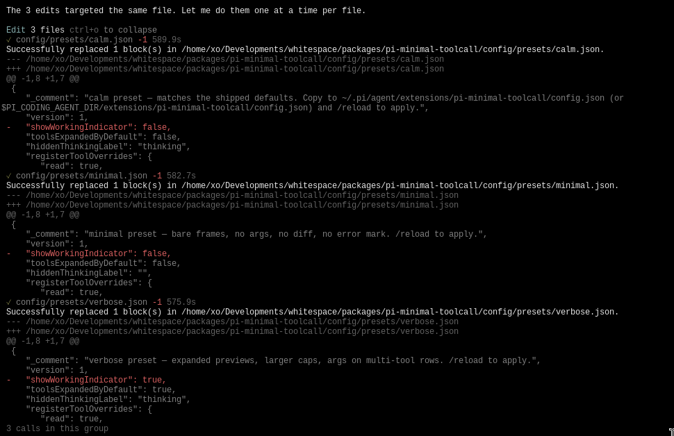 @fahmiirsyadk/pi-minimal-toolcall screenshot 2