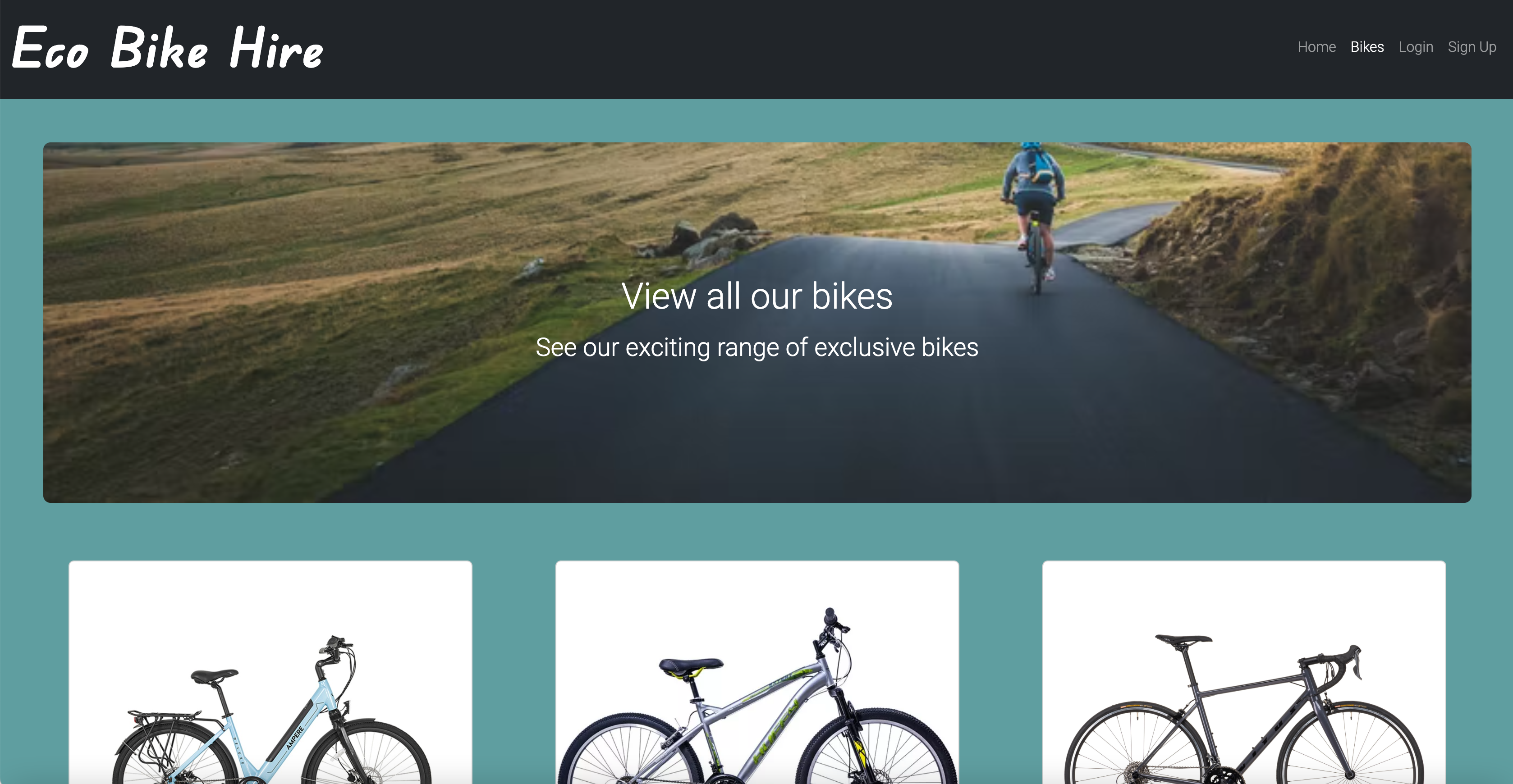 All bikes page