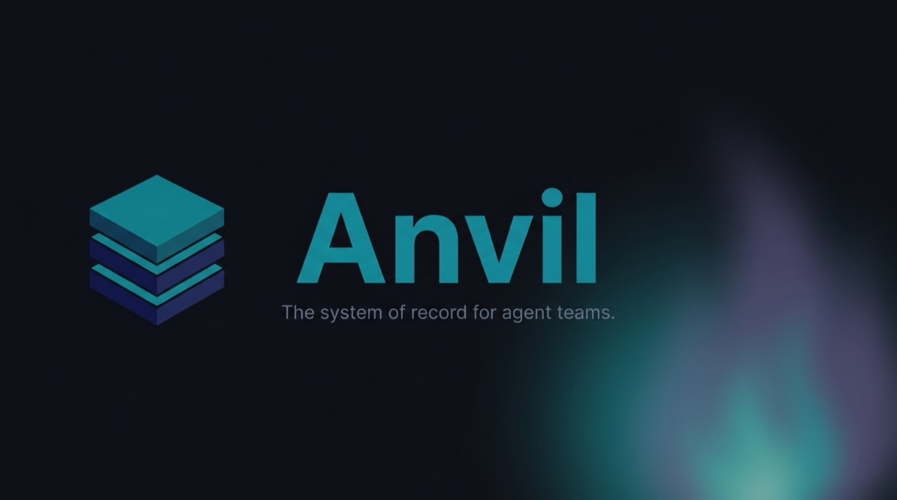 Anvil — system of record for agent teams